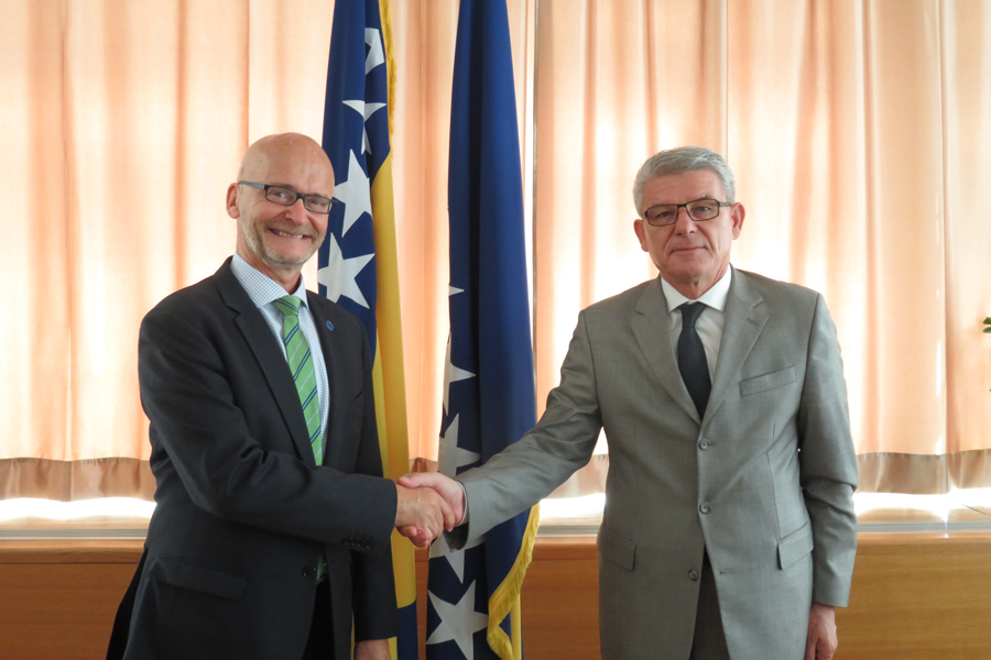 Speaker of the House of Representatives of the Parliamentary Assembly of BiH received non-resident Ambassador of Finland to BiH in a farewell visit